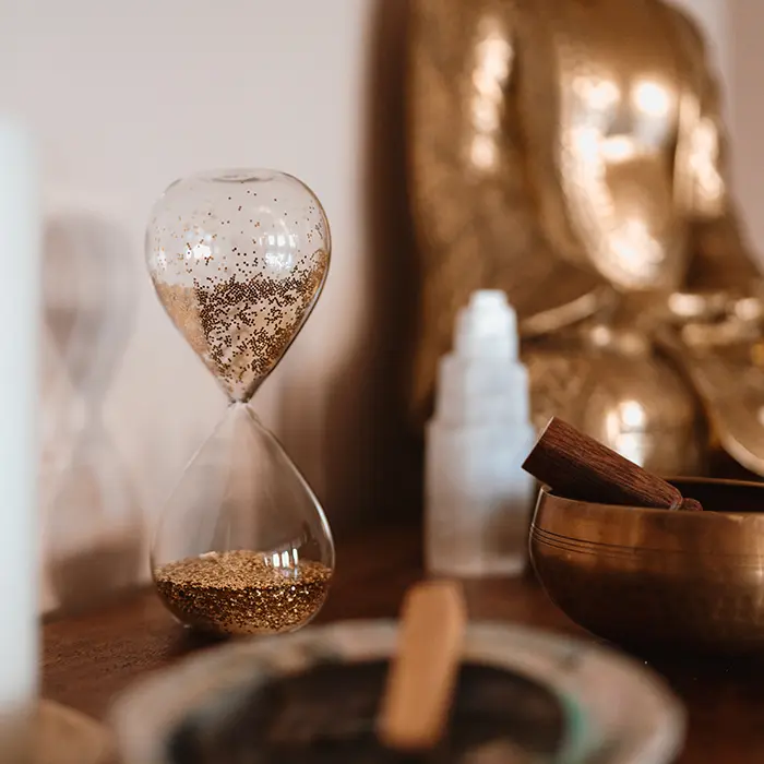 minimalist ceramic vase with a single dried branch